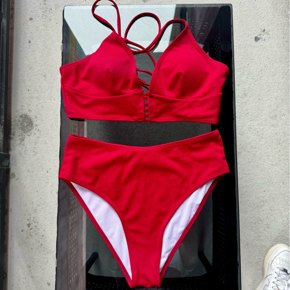 Zaful Red Bikini Set